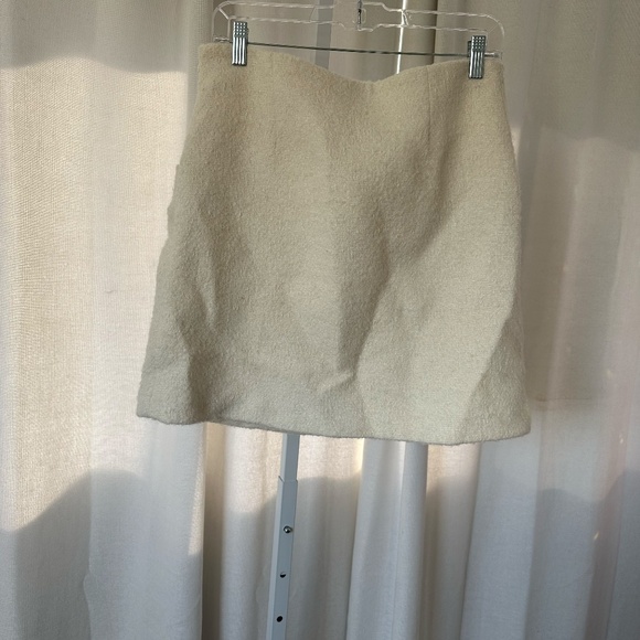 SANDRO segaly boucle a line skirt - Picture 6 of 10